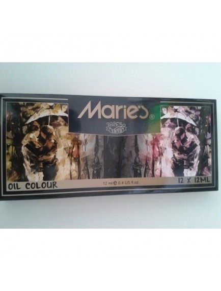 Maries 12 Renk 12Ml Yağlı Boya E1381 Mrmar0001