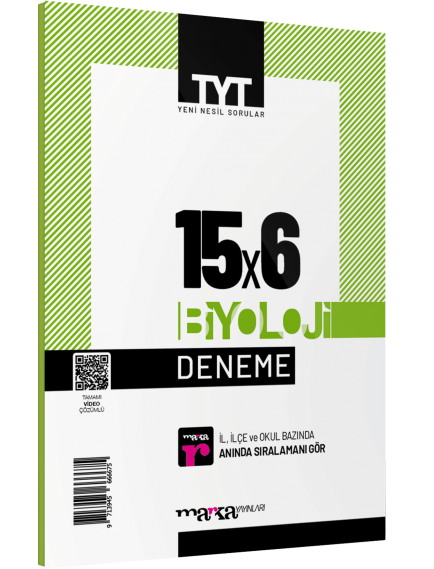 Marka Yayınları Tyt Biyoloji 15X6 Deneme