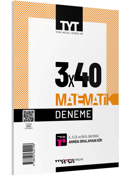 Marka Yayınları Tyt Matematik 3X40 Deneme