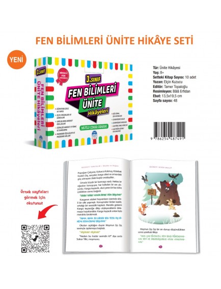 Martı Yayınları 3 . Sınıf Fen Bilimleri Ünite Hikayeleri