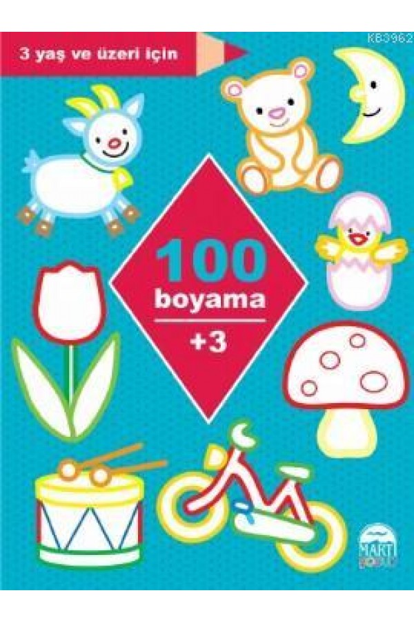 100 Boyama 3+ Yaş - Kolektif - Martı Yayınları