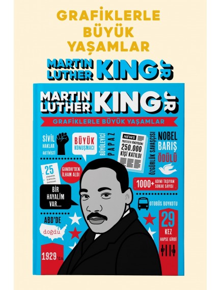 Martin Luther King Jr (Sert Kapak) - Zarife Üspolat Yazıcı - Mor Elma Yayınları