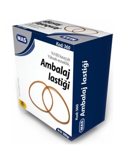 Mas 200 Gram Orta Boy Ambalaj Lastiği 360