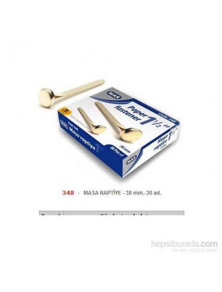 Mas 30'Lu 38Mm 1/2 " Maşa Raptiye 348