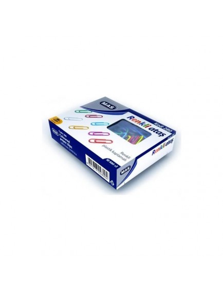 Mas 50'Li Renkli 28Mm Pvc Ataş 280