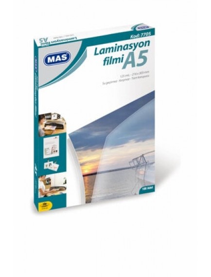 Mas A5 100'Lü 125Mic Laminasyon Filmi 7705
