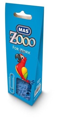 Mas Zoo Karton Paket Plastik Kaplı Atas Mavi No:3