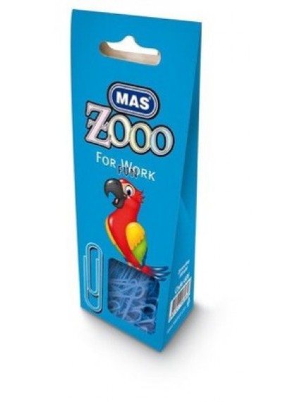 Mas Zoo Karton Paket Plastik Kaplı Atas Mavi No:3