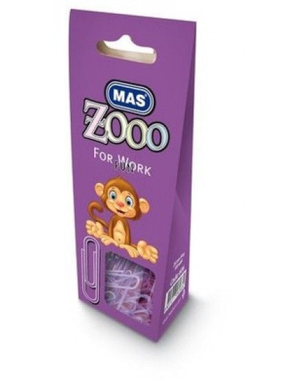 Mas Zoo Karton Paket Plastik Kaplı Atas Mor No:3
