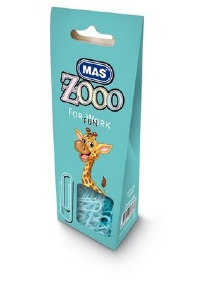 Mas Zoo Karton Paket Plastik Kaplı Atas Turkuaz No:3