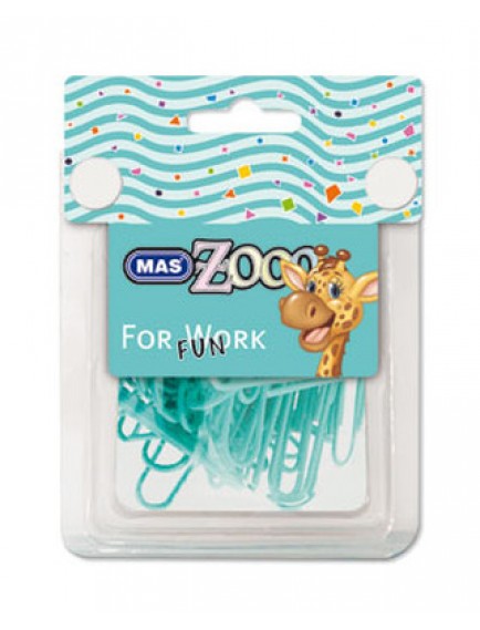 Mas Zoo Seffaf Dikdörtgen Kutuda PlastikKaplı Turkuaz Atas No:3