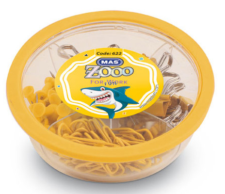 Mas Zoo Yuvarlak Kutuda Muhtelif Malzeme (Ataç, Kıskaç) Top Sarı
