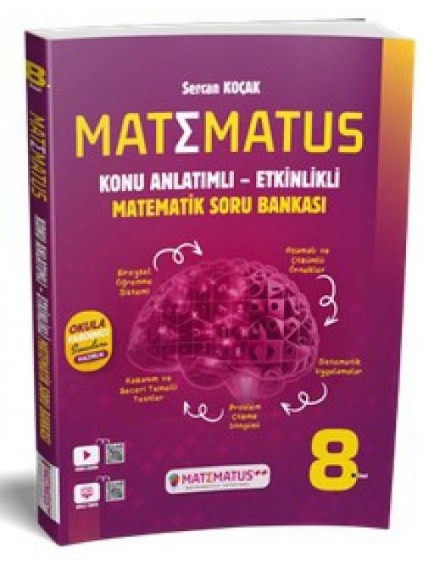 Matematus Yayınları 8.Sınıf Matematik Etkinlikli Konu Anlatımlı
