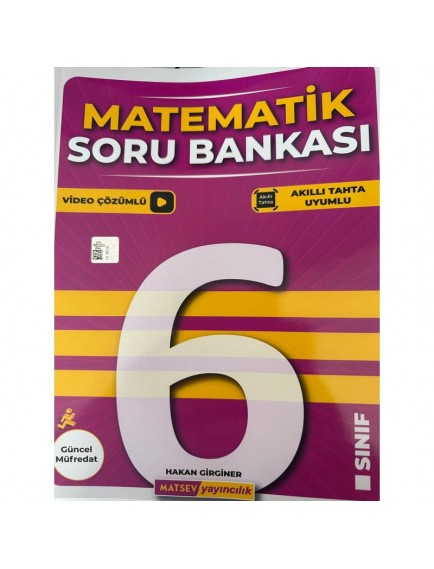 Matsev Yayınları 6. Sınıf Matematik Soru Bankası