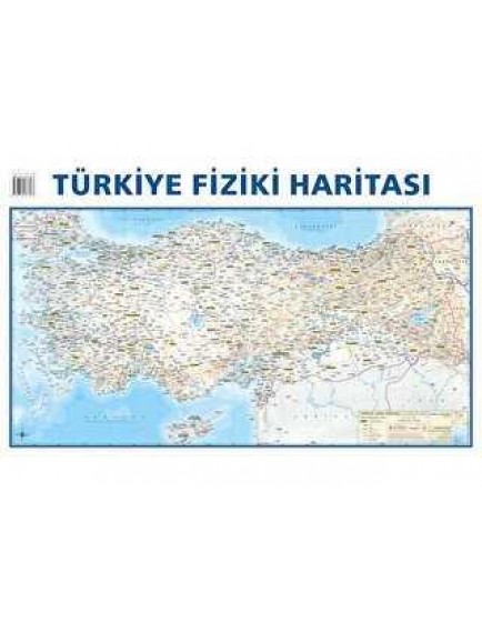 Mepmedya Yayınları 35*50 Cm Türkiye Mülki İdare Bölümleri Haritası 