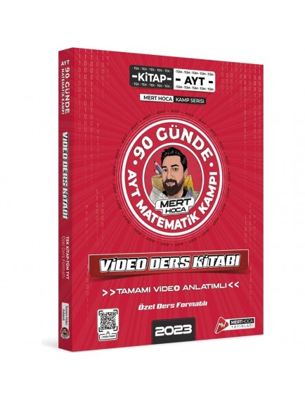 Mert Hoca Yayınları Ayt Matematik  90 Günde Kampı Video Ders Kitabı 