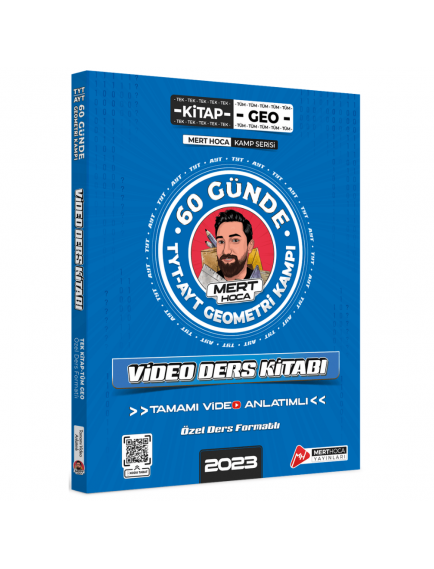 Mert Hoca Yayınları Tyt-Ayt Geometri 60 Günde Geometri Kampı Video Ders Kitabı
