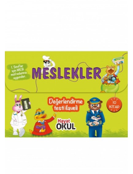 Meslekler (10 Kitap) - Nalan Aktaş Sönmez - Hayat Okul Yayınları