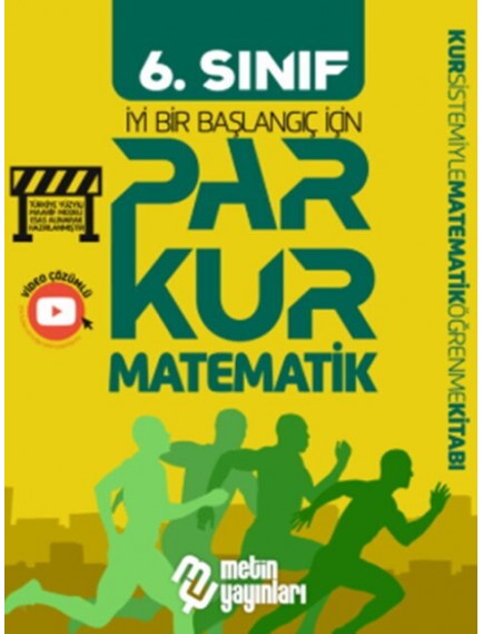 Metin Yayınları 6. Sınıf Matematik Parkur Öğrenme Kitabı