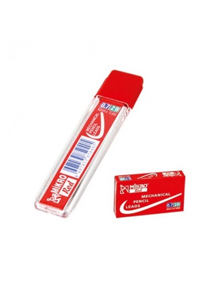 Mikro 0.7 Mm Kırmızı Kalem Ucu 60 Mm