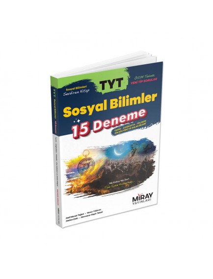 Miray Yayınları Tyt Sosyal Bilimler 15 Deneme