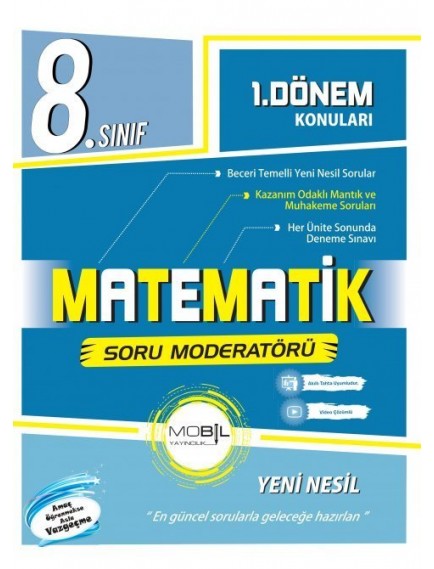 Mobil Yayınları 8. Sınıf Matematik 1. Dönem Soru Moderatörü