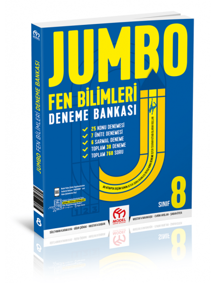 Model Yayınları 8. Sınıf Fen Bilimleri Jumbo Deneme
