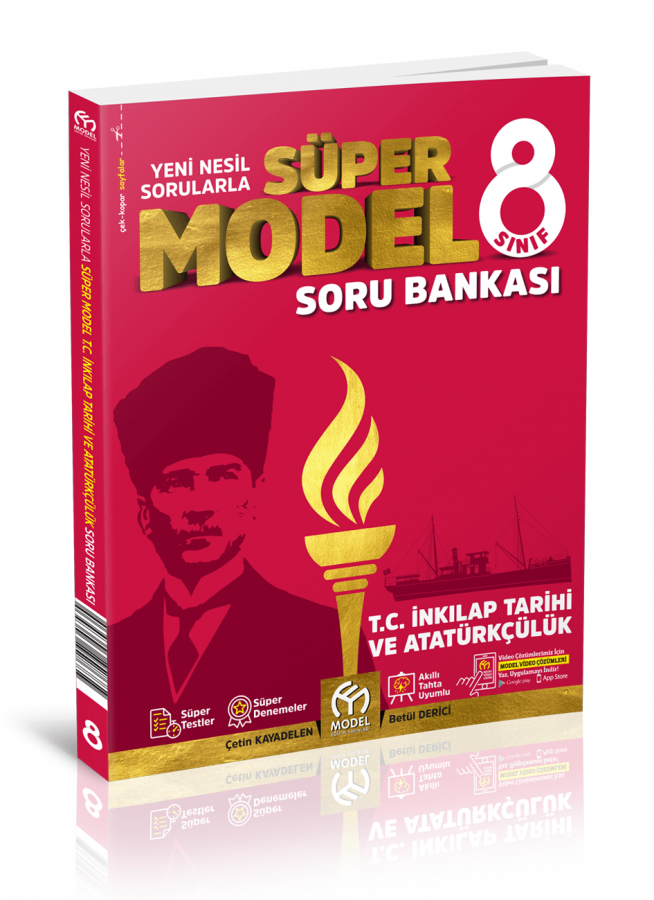 Model Yayınları 8. Sınıf İnkılap Tarihi Yeni Nesil Süper Soru Bankası