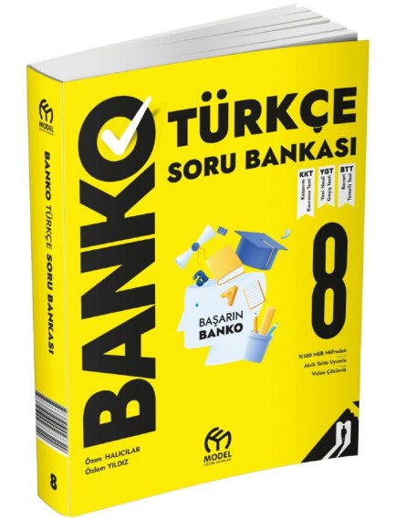 Model Yayınları 8. Sınıf Türkçe Banko Soru Bankası