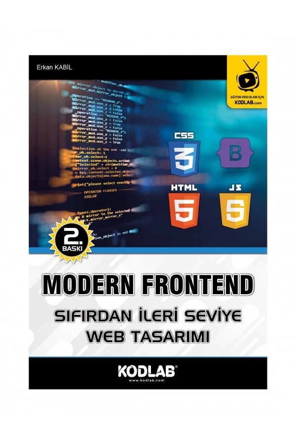 Modern Frontend Sıfırdan İleri Seviye Web Tasarımı - Erkan Kabil - Kodlab Yayınları