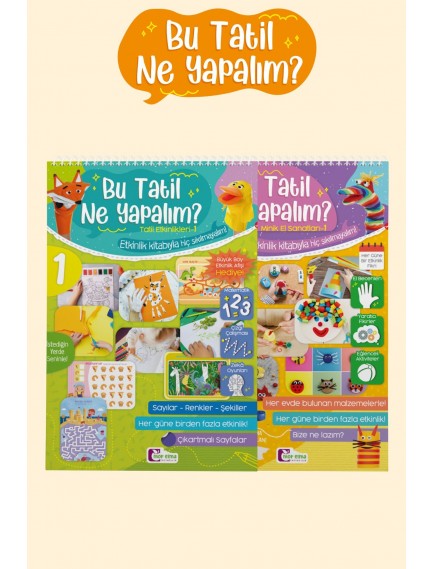 Mor Elma Yayınları Bu Tatil Ne Yapalım Seviye 1 (4Yaş) 