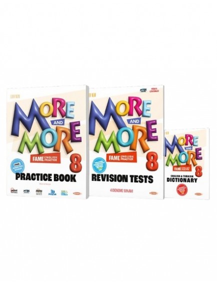 More & More Yayınları 8. Sınıf English Practice Book+ Dictionary+Skills Book 