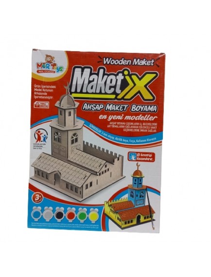 Mortoys Ahşap Maket Boyama - 9739