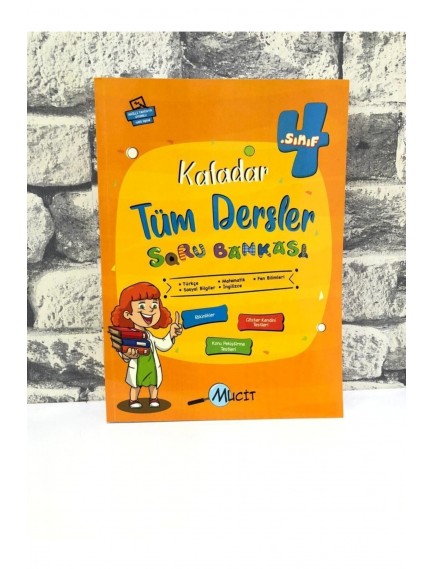 Mucit Yayınları 4. Sınıf Tüm Dersler Kafadar Soru Bankası