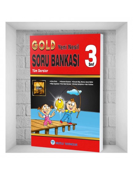 Mutlu Yayınları 3. Sınıf Tüm Dersler Yeni Nesil Gold Soru Bankası
