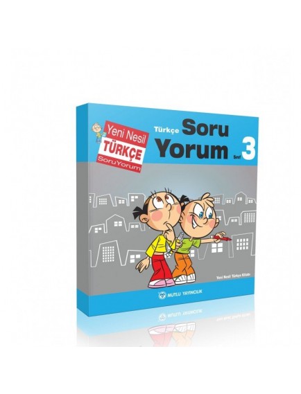 Mutlu Yayınları 3. Sınıf Türkçe Soru Yorum Yeni Nesil