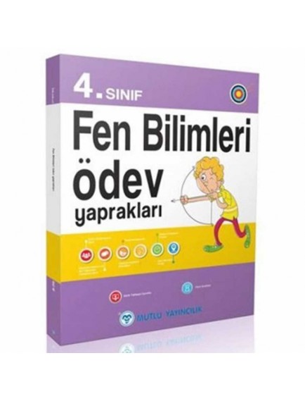 Mutlu Yayınları 4. Sınıf Fen Bilimleri Ödev Yaprakları Yeni Nesil