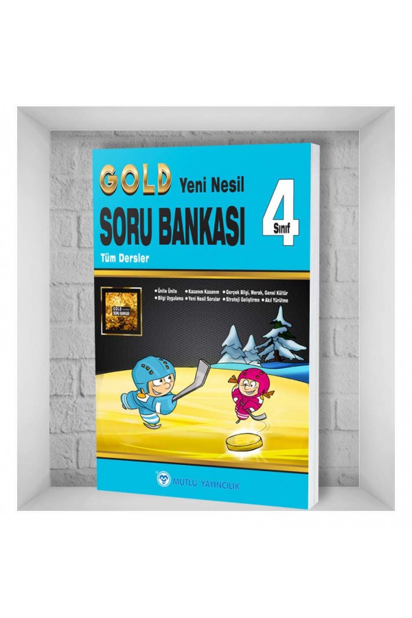 Mutlu Yayınları 4. Sınıf Gold Tüm Dersler Yeni Nesil Soru Bankası