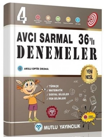 Mutlu Yayınları 4. Sınıf Sarmal 36'lı Denemeler Yeni Nesil