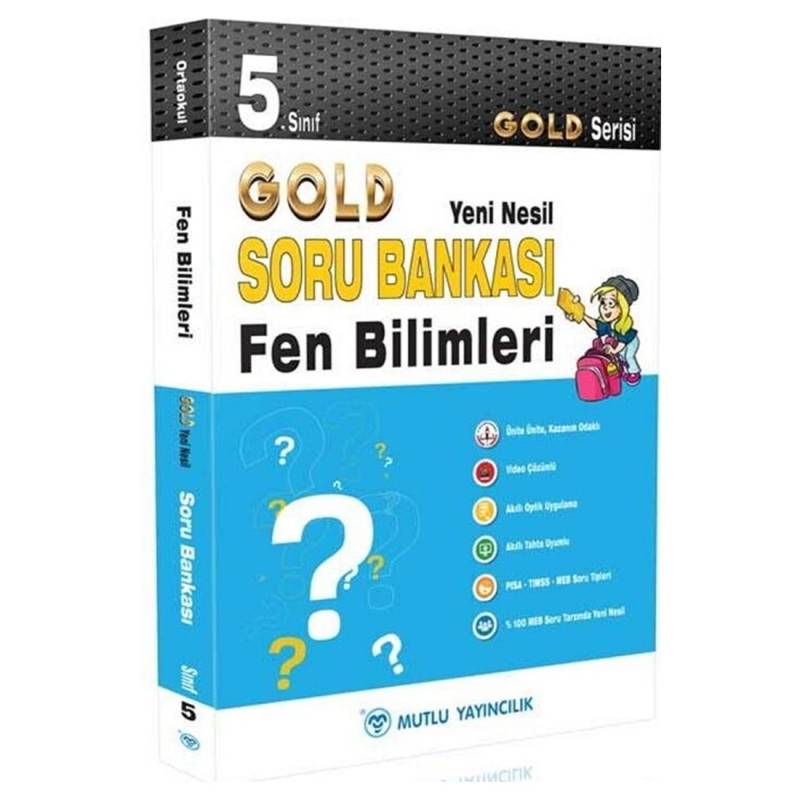 Mutlu Yayınları 5. Sınıf Fen Bilimleri Gold Yeni Nesil Soru Bankası