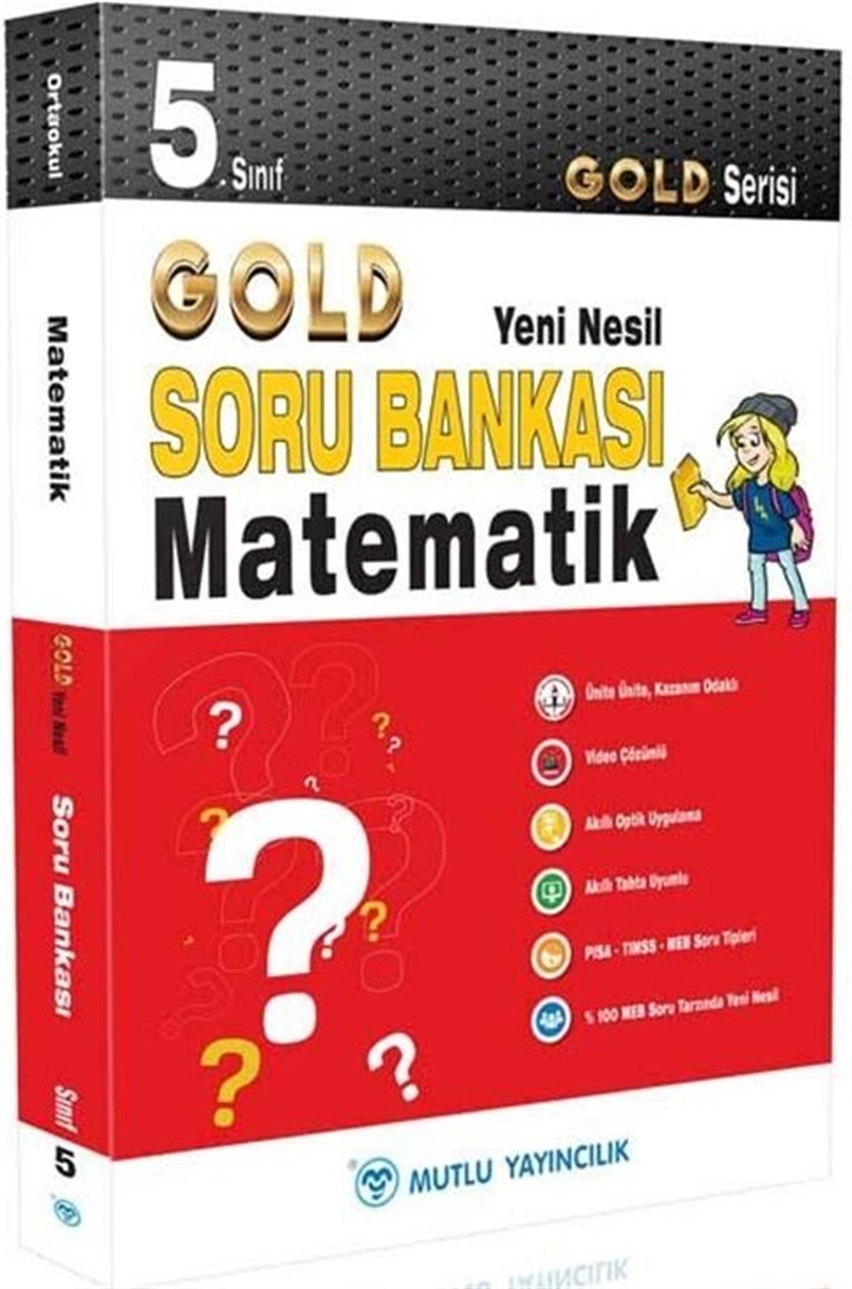 Mutlu Yayınları 5. Sınıf Matematik Gold Yeni Nesil Soru Bankası
