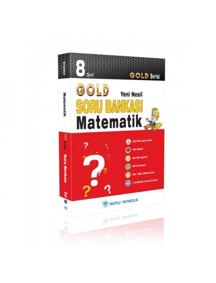 Mutlu Yayınları 8. Sınıf Matematik Gold Yeni Nesil Soru Bankası