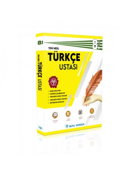 Mutlu Yayınları 8. Sınıf Türkçe Ustası Yeni Nesil Mutlu Yayınları 8. Sınıf Türkçe Ustası Yeni Nesil