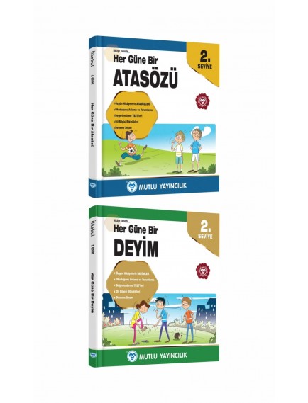Her Güne Bir Atasözü 2.seviye + Her Güne Bir Deyim 2'li Set