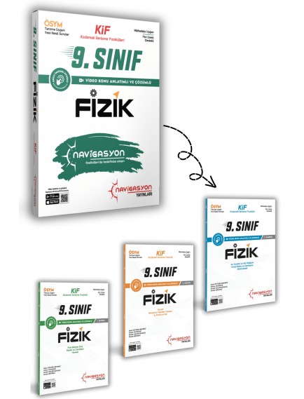 Navigasyon Yayınları 9. Sınıf Fizik Kademeli İlerleme Fasikülleri Seti(26)
