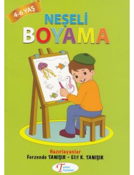 Neşeli Boyama (4/6 Yaş) - Kolektif - Tanışır Yayınları