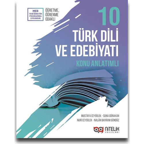Nitelik Yayınları 10. Sınıf Türk Dili Ve Edebiyatı Konu Anlatımlı
