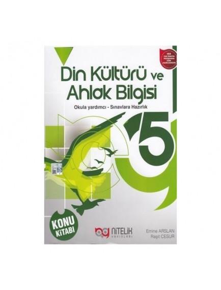 Nitelik Yayınları 5. Sınıf Din Kültürü Ve Ahlak Bilgisi Konu Kitabı