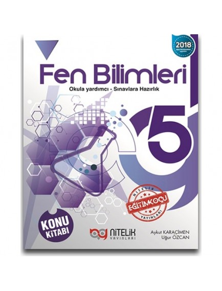 Nitelik Yayınları 5. Sınıf Fen Bilimleri Konu Kitabı