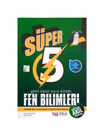 Nitelik Yayınları 5. Sınıf Fen Bilimleri Yeni Nesil Süper Soru Bankası